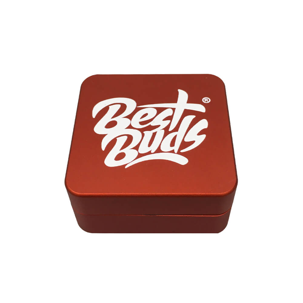 Best Buds Flat Square Alluminio Grinder 2 parti (50 mm)