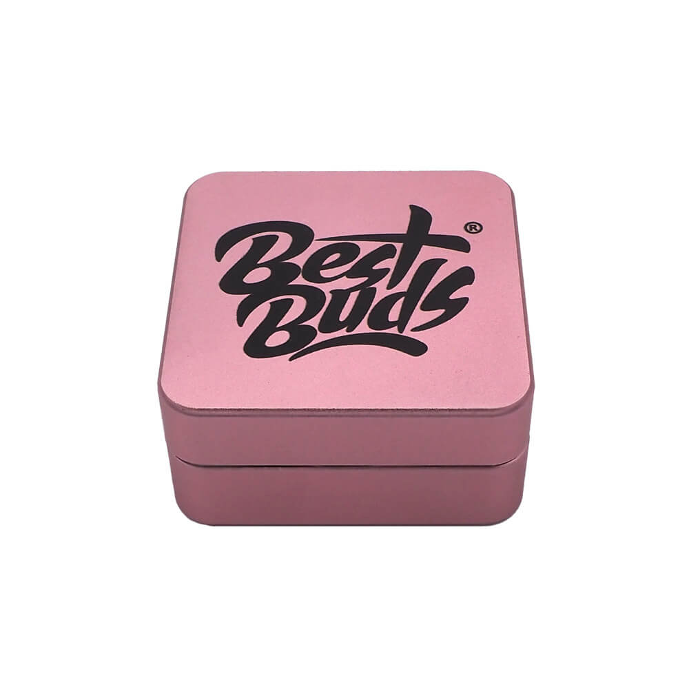Best Buds Flat Square Alluminio Grinder 2 parti (50 mm)
