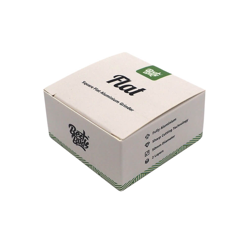 Best Buds Flat Square Alluminio Grinder 2 parti (50 mm)