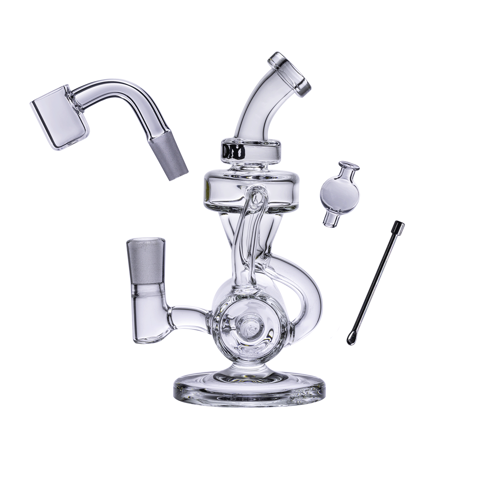 Goody Glass Drummer Boy Mini Dab Rig 4Piece Kit