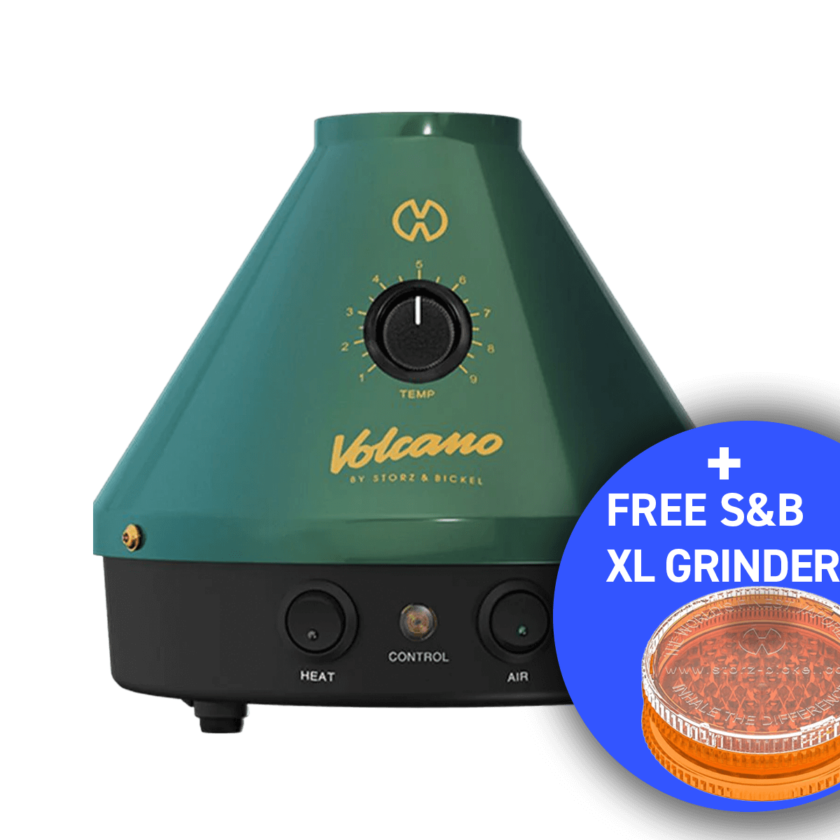 Storz & Bickel Vaporizzatore Volcano Classic Dry Herbs Edizione 25 Anni - Verde