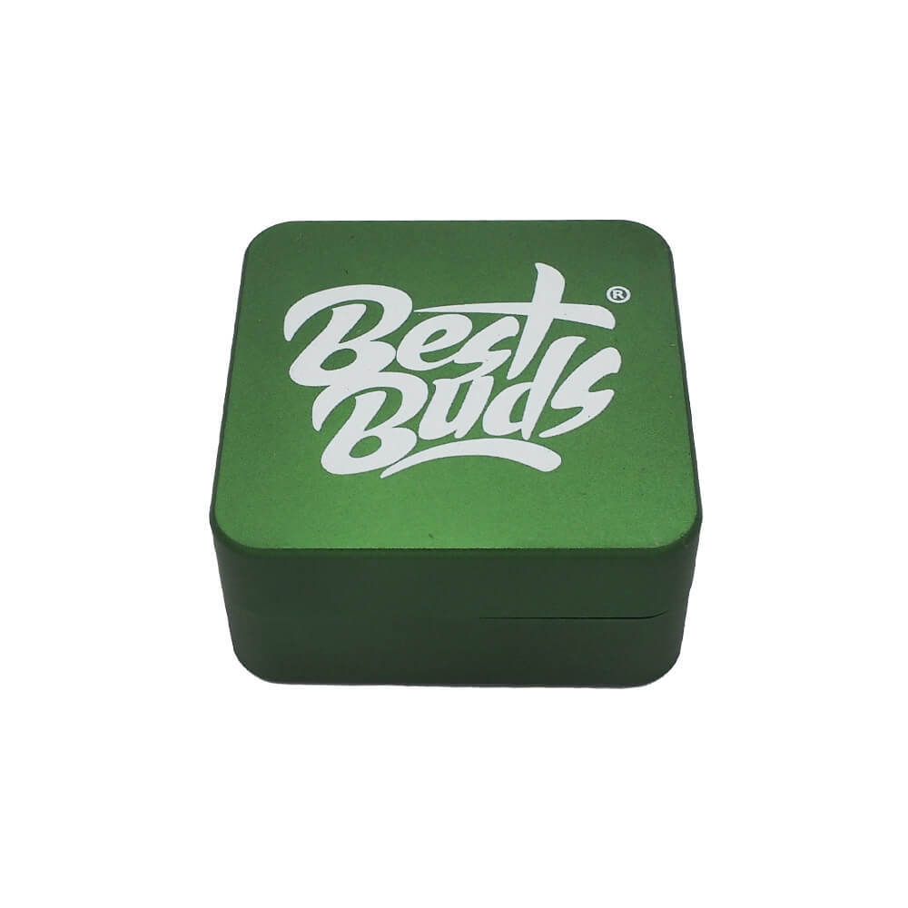 Best Buds Flat Square Alluminio Grinder 2 parti (50 mm)
