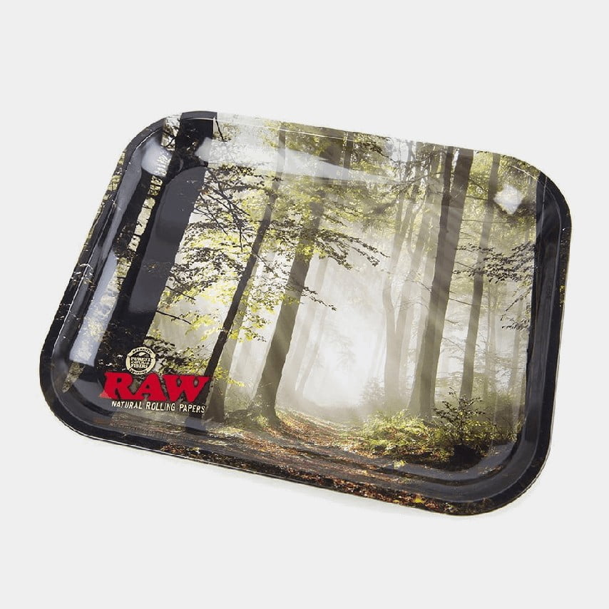RAW - Vassoio per rollare in metallo Forest