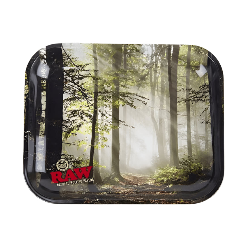 RAW - Vassoio per rollare in metallo Forest
