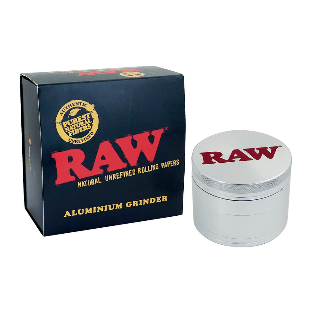 Metallo originale RAW Grinder 4 parti - 56 mm + scatola regalo